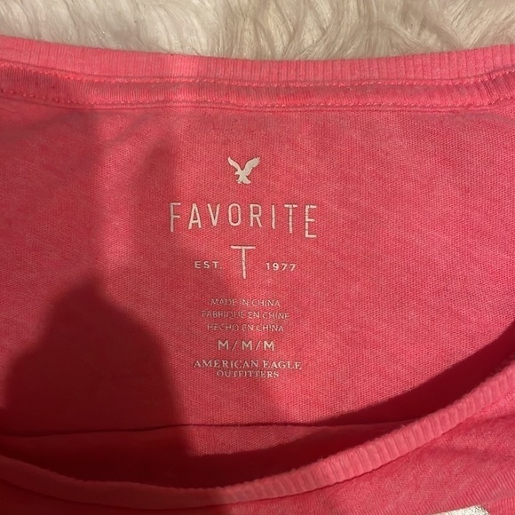 AMERICAN‎ Eagle Light Weight Pink Top - Picture 3 of 5
